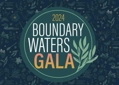 logo for Boundary Waters gala 