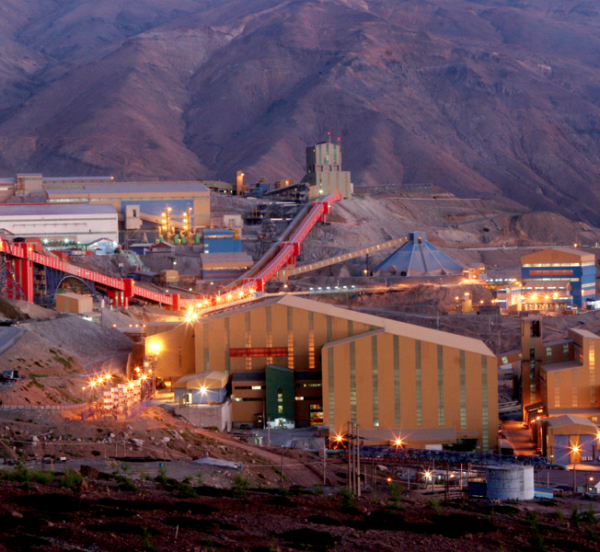 Processing Facility of a mine in Chile