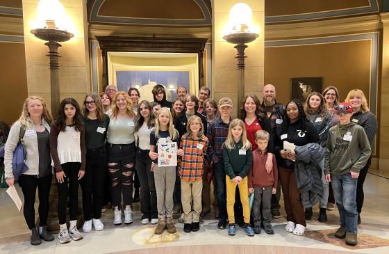 RELEASE: Kids from across Minnesota spent the day at the MN Capitol sharing their stories and love for the Boundary Waters with lawmakers