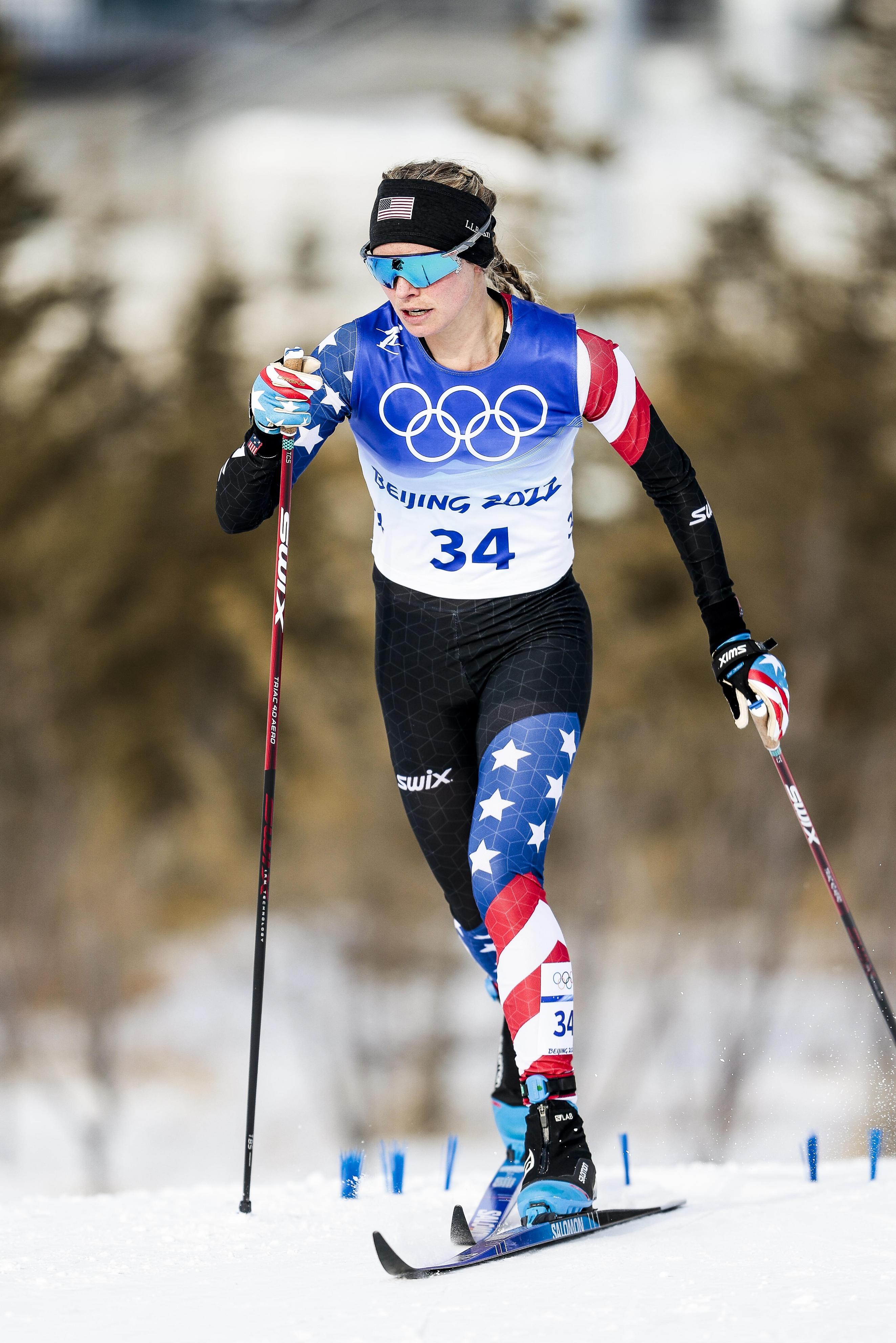 Diggins skiing