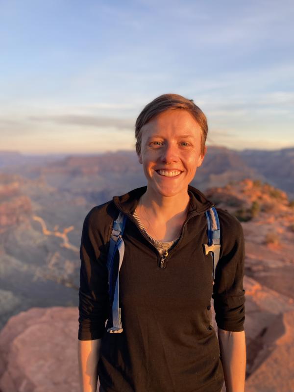 Ingrid Lyons in the Grand Canyon