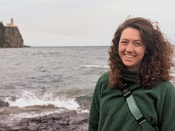 Maddie on lake superior