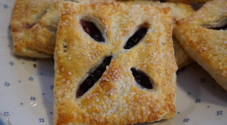 Blueberry hand pies