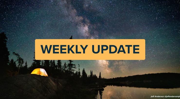 Campsite under beautiful night sky. Photo Jeff Anderson @jeffandersonphoto