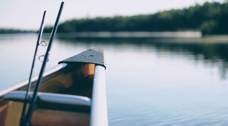 canoe on water