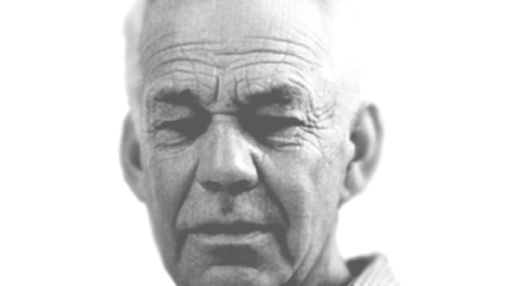 black and white image of Sigurd Olson