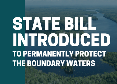 state bill introduced for boundary waters