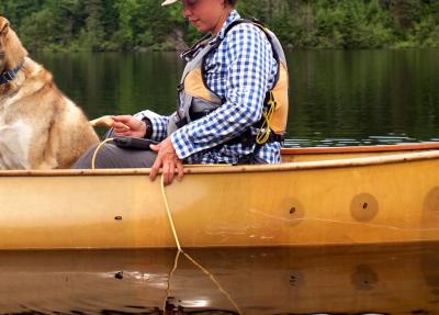 Water quality sampling in the Boundary Waters