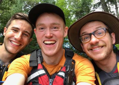 Lloyd and friends smiling