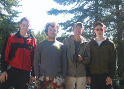 Lloyd and friends as teenagers
