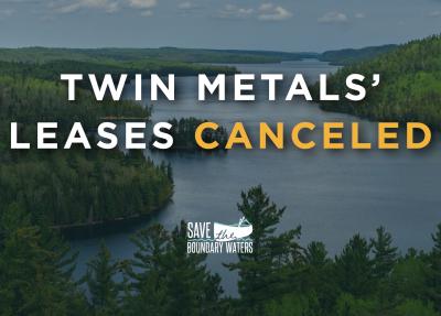 Twin metals leases canceled