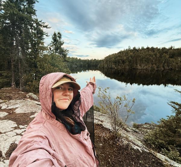 Megan in the Boundary Waters
