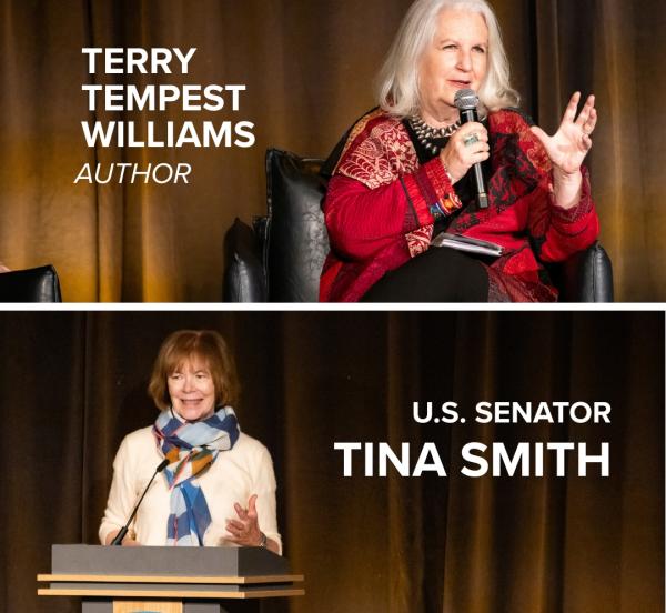 Terry Tempest Williams and Tina Smith