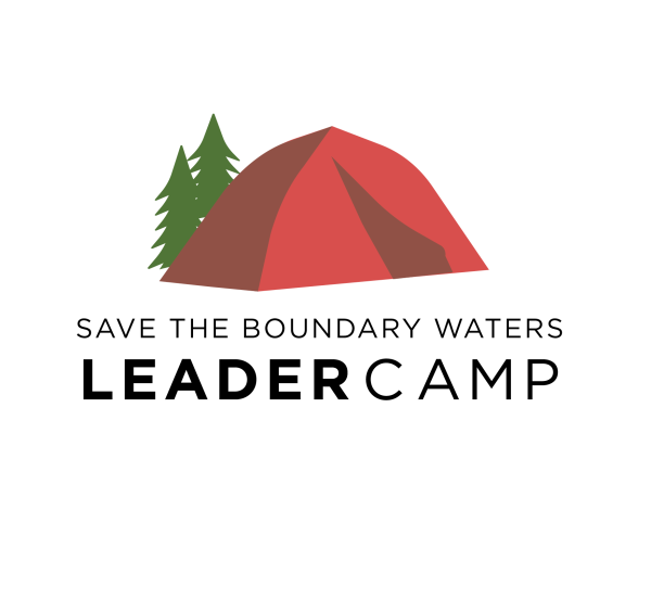 Leader camp logo with tent