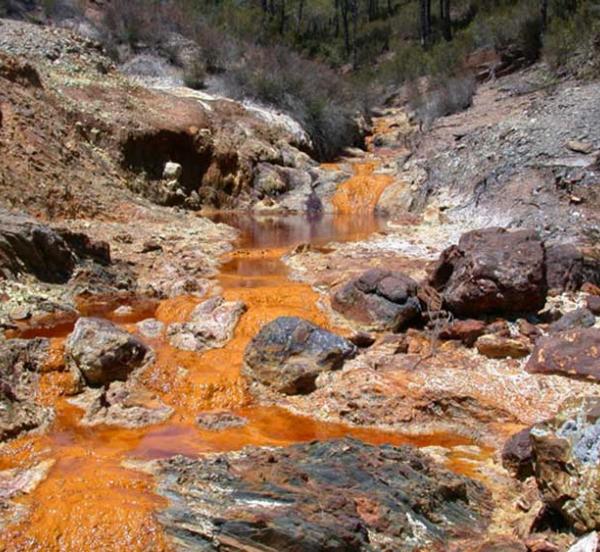 Acid Mine Drainage - pollution from mining
