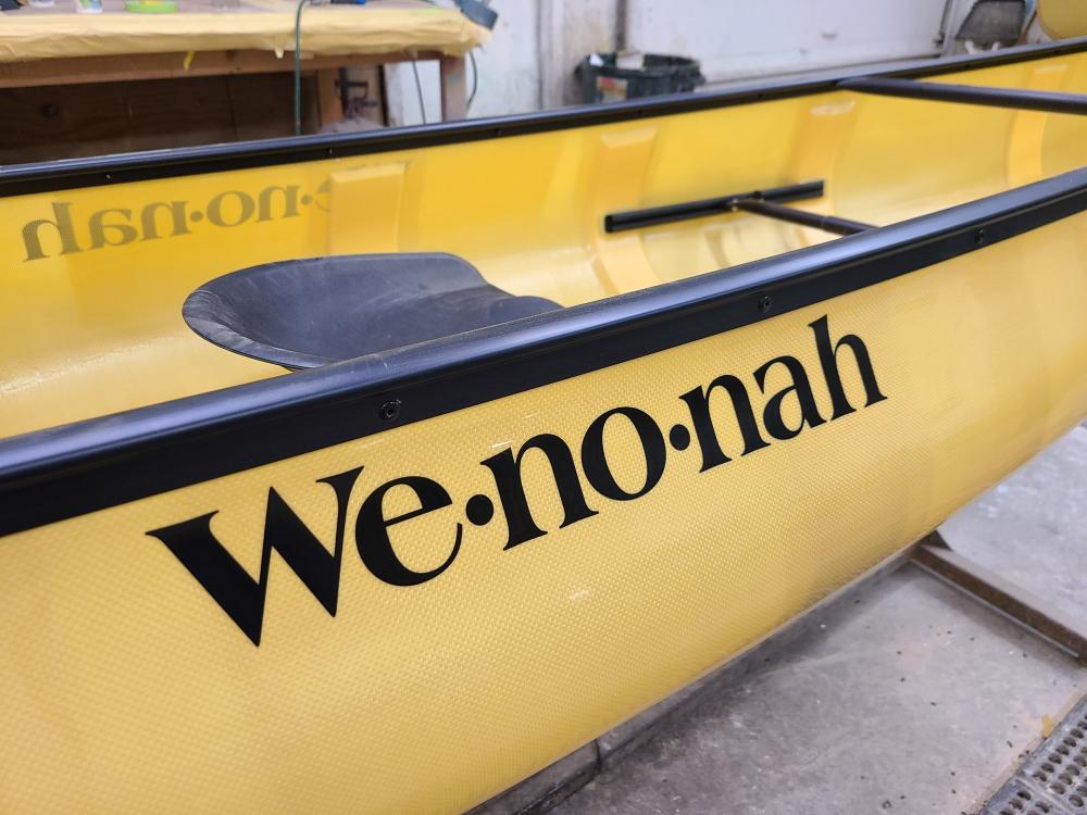 A Wenonah canoe
