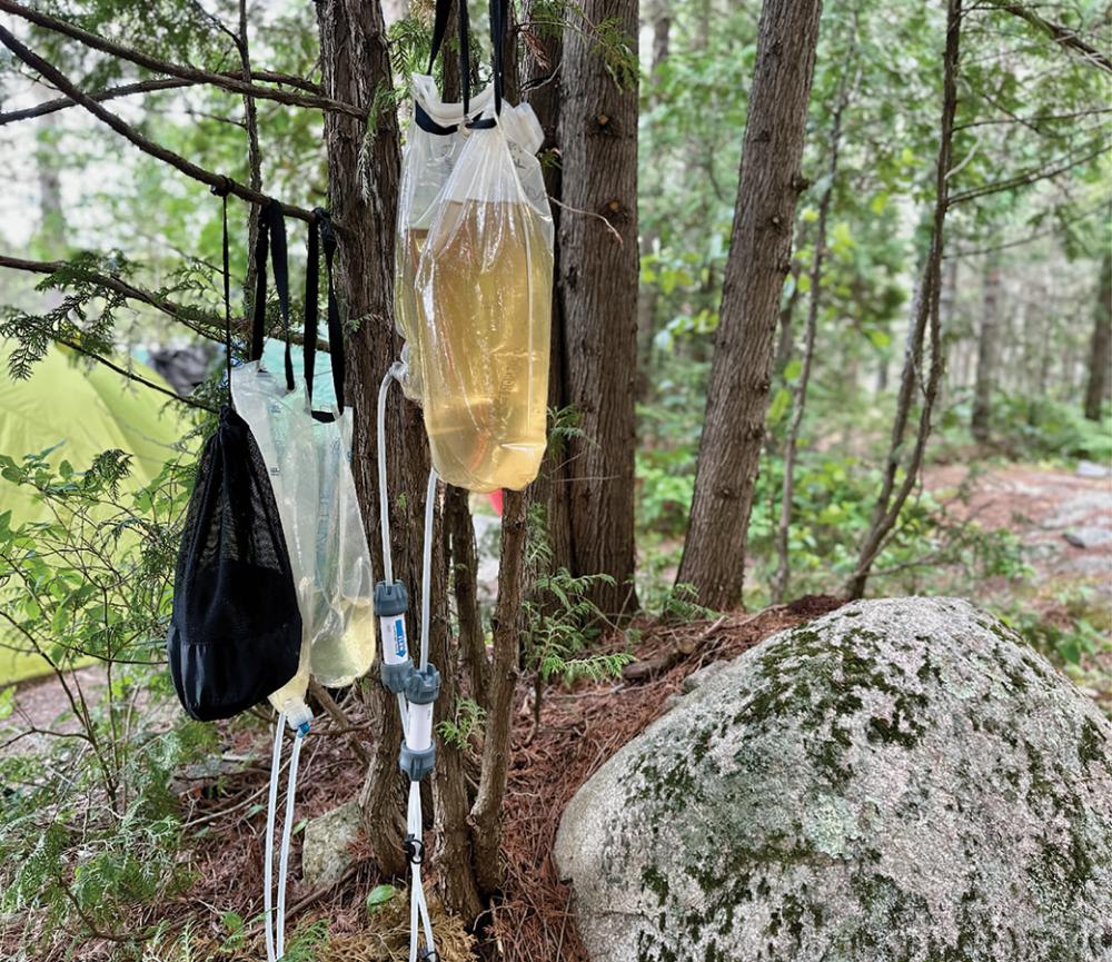 Gravity filter system photo Pam Wright