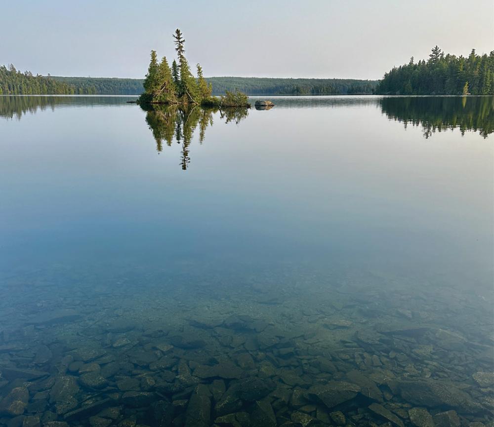 Clear waters of Kekekabic Lake Photo Pam Wright 
