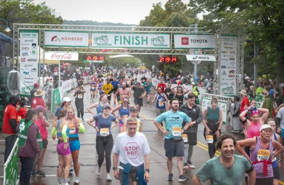 marathon finish