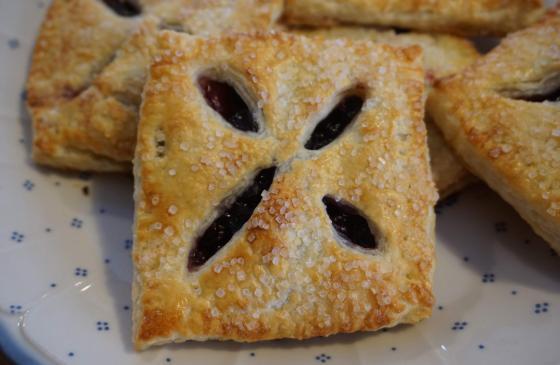 Blueberry hand pies