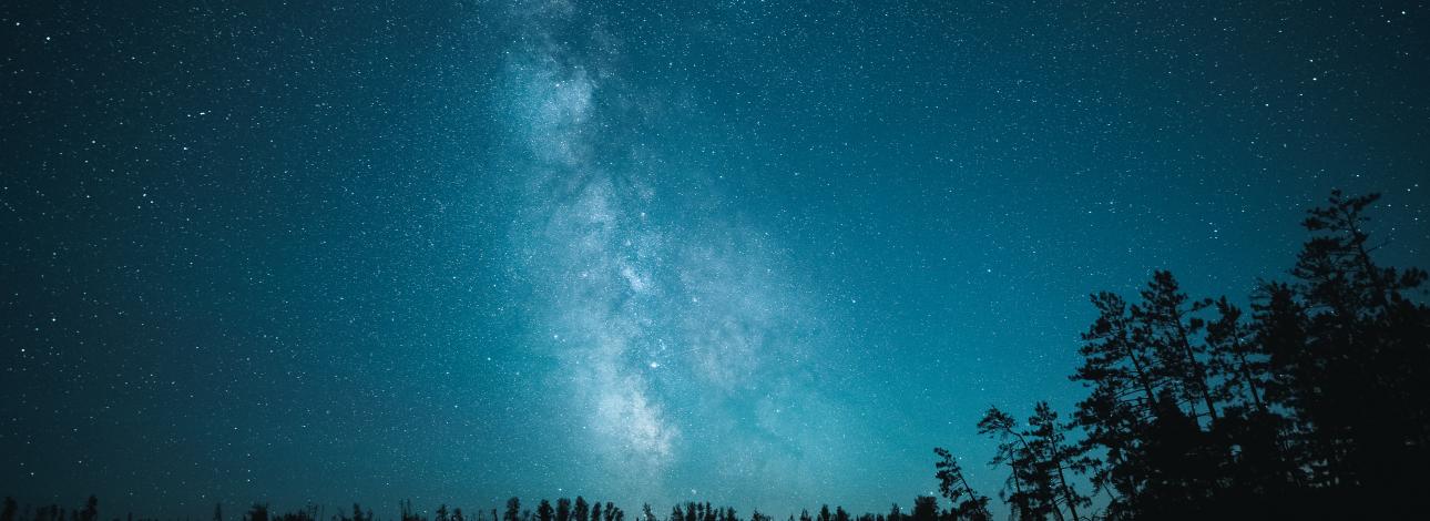 Stars and milkyway in the Boundary Waters 