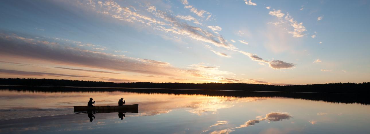 Canoes in BWCA