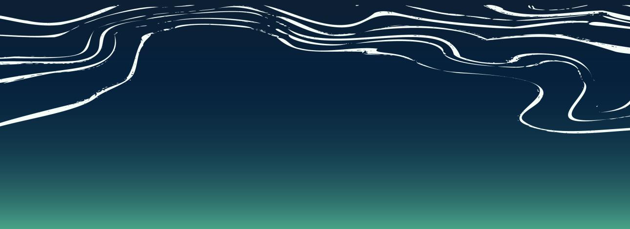 wavy lines over navy blue