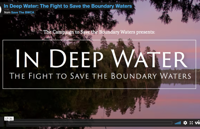 Documentary to Save the Boundary Waters Video